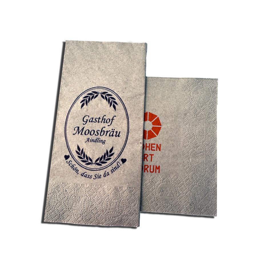 Bild Art. 221_225 bio Servietten im Digitaldruck mit Werbeaufdruck