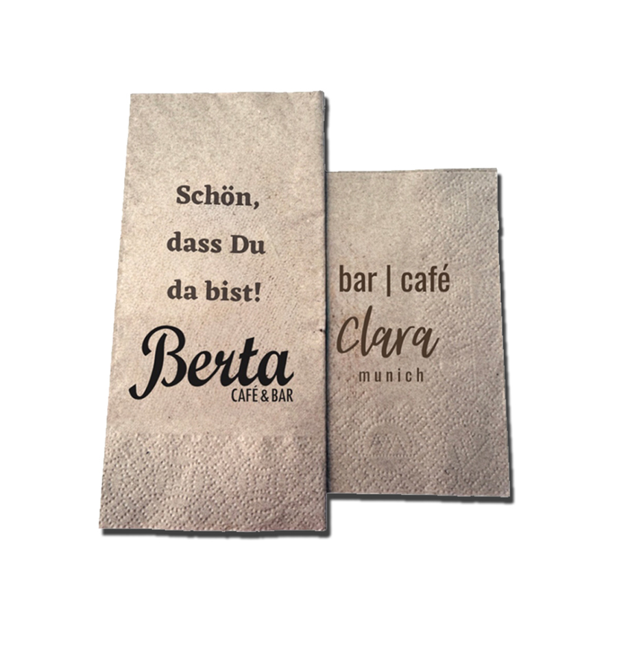 Bild Art. 204/205/208/212/213_bio Servietten mit Werbeaufdruck