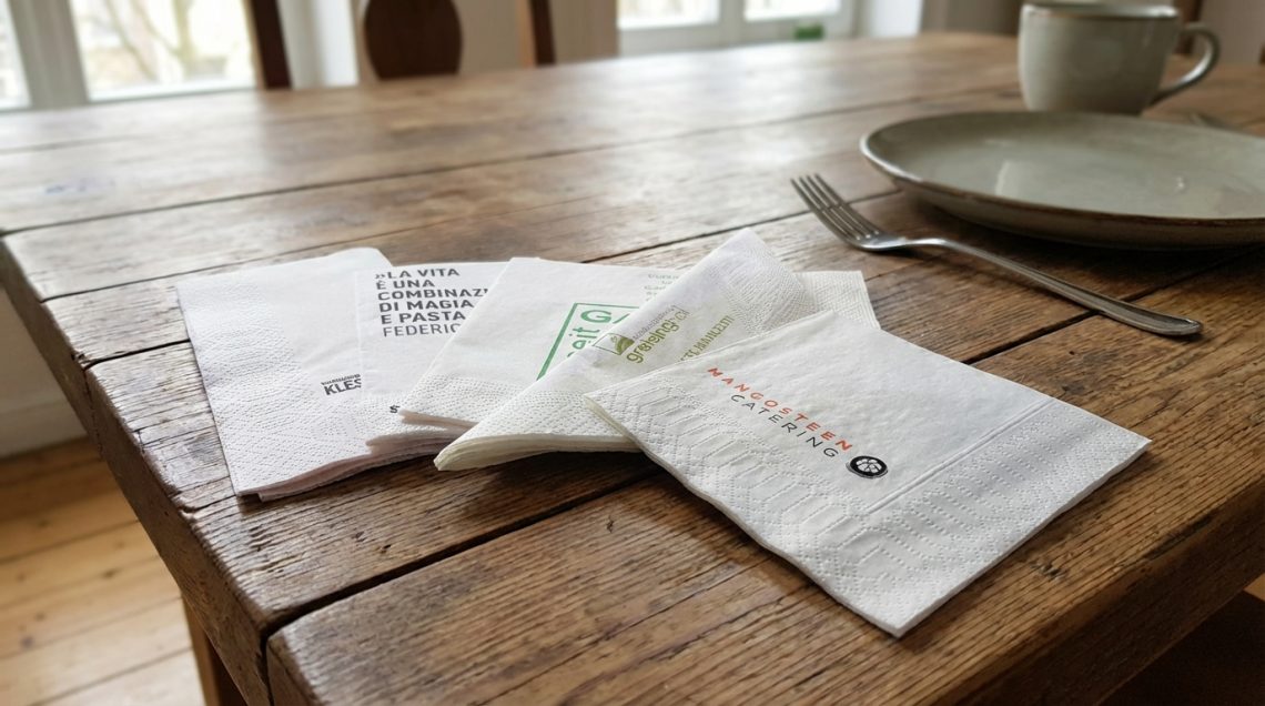 Bild Serviettenshop Servietten mit Logo